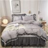 Bedding Set - Cute Bed Skirt, Sheets, and Pillowcases