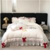 Skin-Friendly Bedding Set - Lace Style